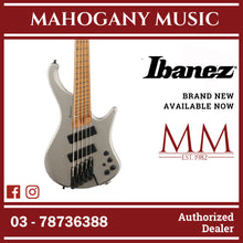 Ibanez EHB1005SMS-MGM EHB Series 5-String Short Scale Headless Electric Bass, Metallic Gray Matte