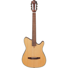 Ibanez FRH10N-NTF FRH Series Classical Acoustic Electric Guitar, Natural Flat