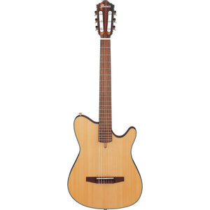 Ibanez FRH10N-NTF FRH Series Classical Acoustic Electric Guitar, Natural Flat