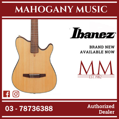 Ibanez FRH10N-NTF FRH Series Classical Acoustic Electric Guitar, Natural Flat