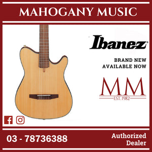 Ibanez FRH10N-NTF FRH Series Classical Acoustic Electric Guitar, Natural Flat