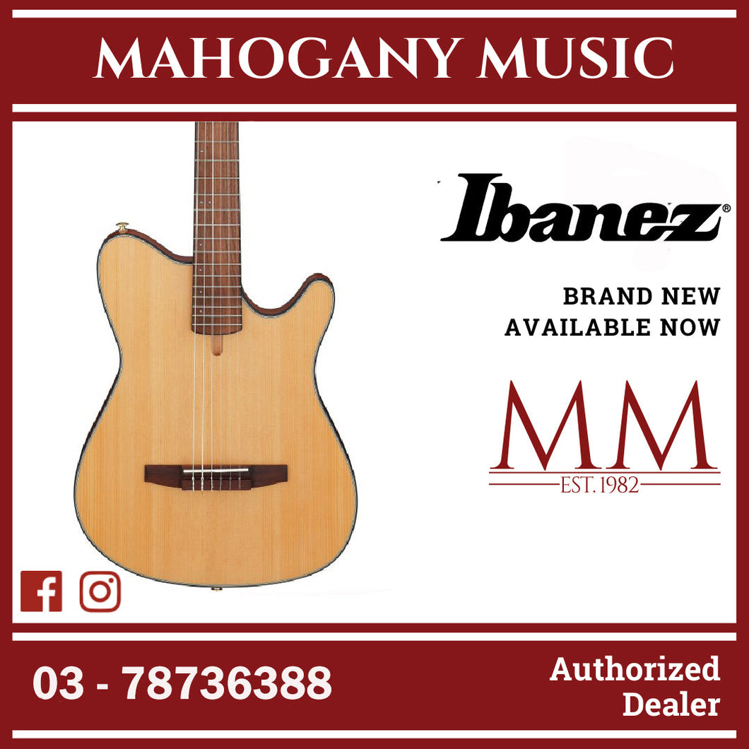Ibanez FRH10N-NTF FRH Series Classical Acoustic Electric Guitar, Natural Flat