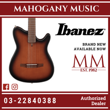 Ibanez FRH10N Thinline Nylon Acoustic-electric Guitar - Brown Sunburst