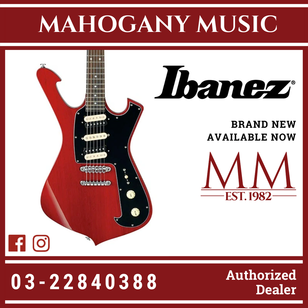 Ibanez FRM150 Paul Gilbert Fireman Signature - Transparent Red Electric Guitar