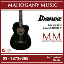 Ibanez GA11CE-BK GA Series Classical Acoustic Electric Guitar, Black
