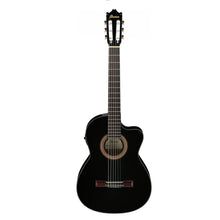 Ibanez GA11CE-BK GA Series Classical Acoustic Electric Guitar, Black