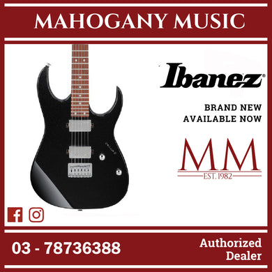 Ibanez GRG121SP-BKN RG GIO Series Electric Guitar, Black Night