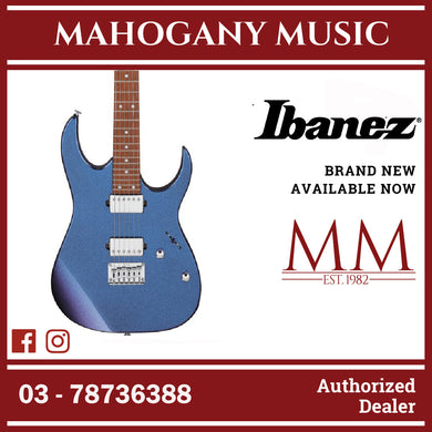 Ibanez GRG121SP-BMC RG GIO Series Electric Guitar, Blue Metal Chameleon