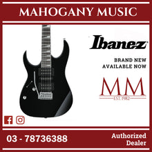 Ibanez GRG170DXL RG GIO Series Left-Handed Electric Guitar, Black Night