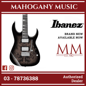 Ibanez GRG220PA1-BKB RG GIO Series Electric Guitar, Transparent Brown Black Burst