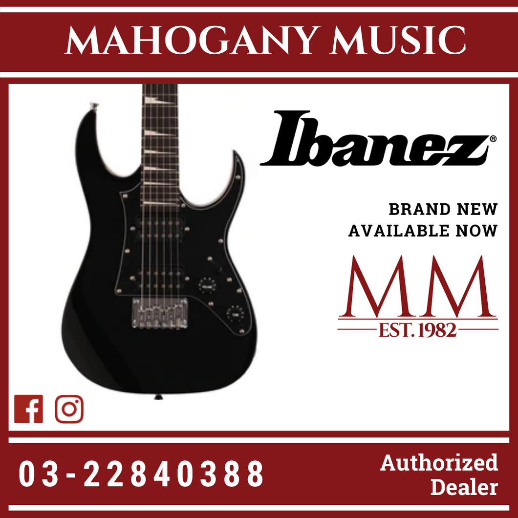 Ibanez GRGM21GB miKro - Black Night Electric Guitar
