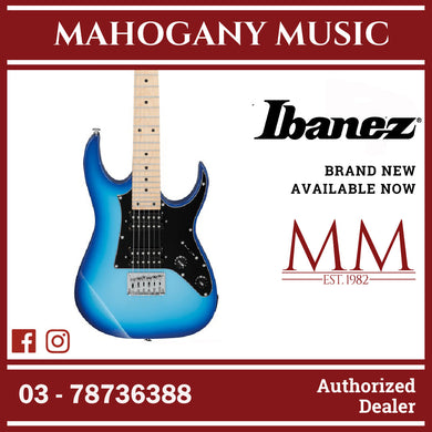 Ibanez GRGM21M-BLT GIO miKro Series Electric Guitar, Blue Burst