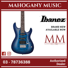 Ibanez GSA60QA-TBB SA GIO Series Electric Guitar, Transparent Blue burst