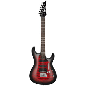 Ibanez GSA60QA-TRB SA GIO Series Electric Guitar, Transparent Red burst