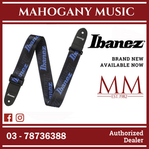 Ibanez GSD50-BL Ibanez Logo Guitar Strap, Blue