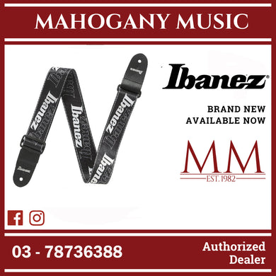 Ibanez GSD50-P6 Ibanez Logo Guitar Strap, Black