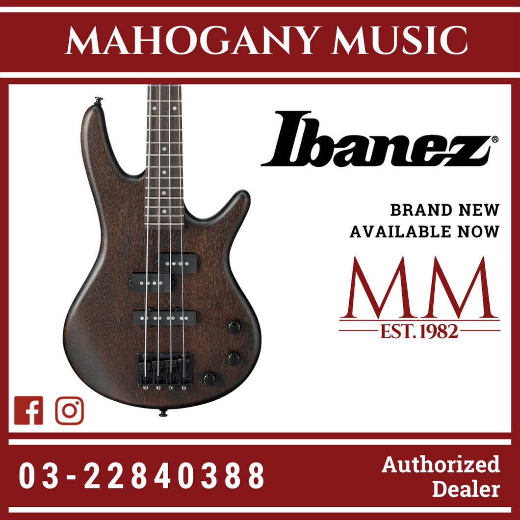 Ibanez GSRM20B miKro - Walnut Flat Bass Guitar