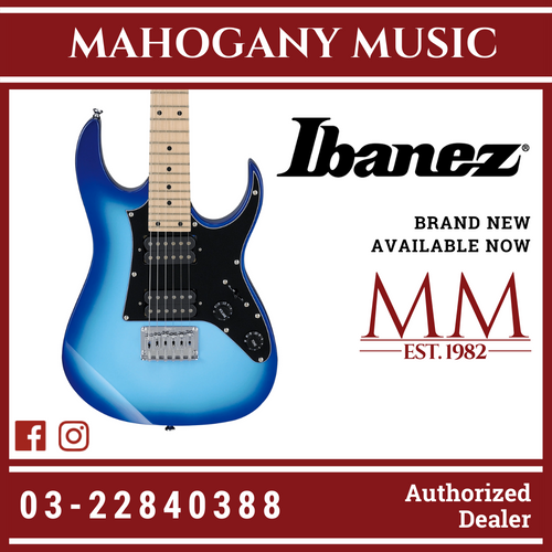 Ibanez Gio GRGM21M - Blue Burst Electric Guitar