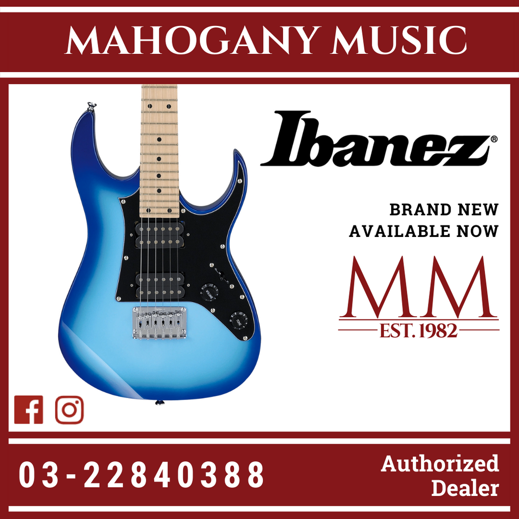 Ibanez Gio GRGM21M - Blue Burst Electric Guitar