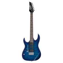 Ibanez Gio GRX70QAL Left-handed Electric Guitar - Transparent Blue Burst