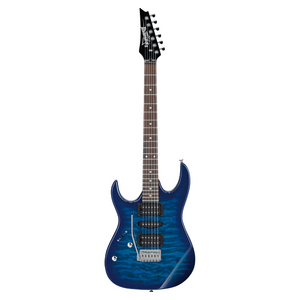 Ibanez Gio GRX70QAL Left-handed Electric Guitar - Transparent Blue Burst