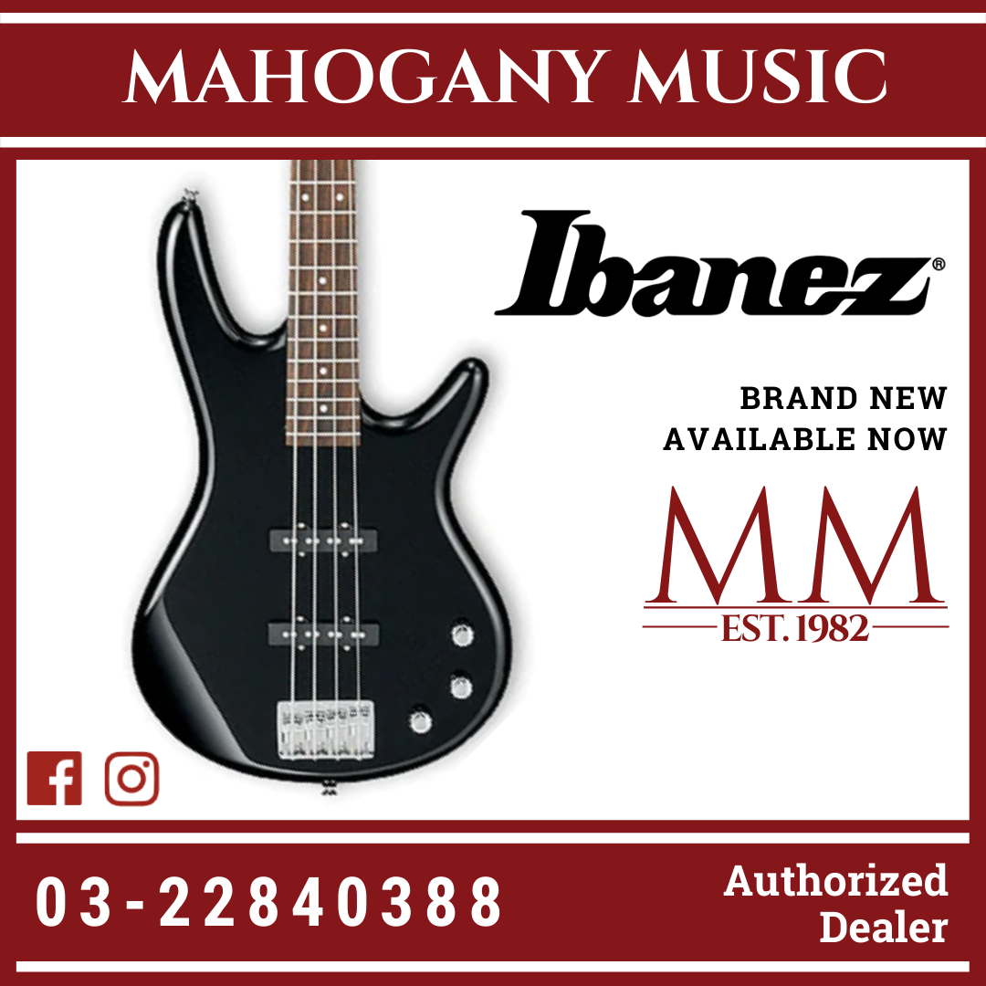 Ibanez Gio GSR180 4 String Bass Guitar Black Mahogany Music