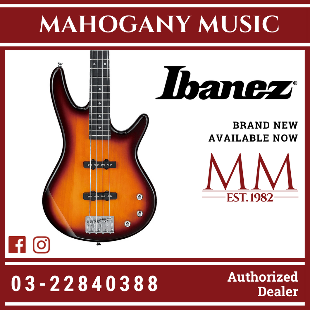 Ibanez Gio GSR180 4-String Bass Guitar - Brown Sunburst