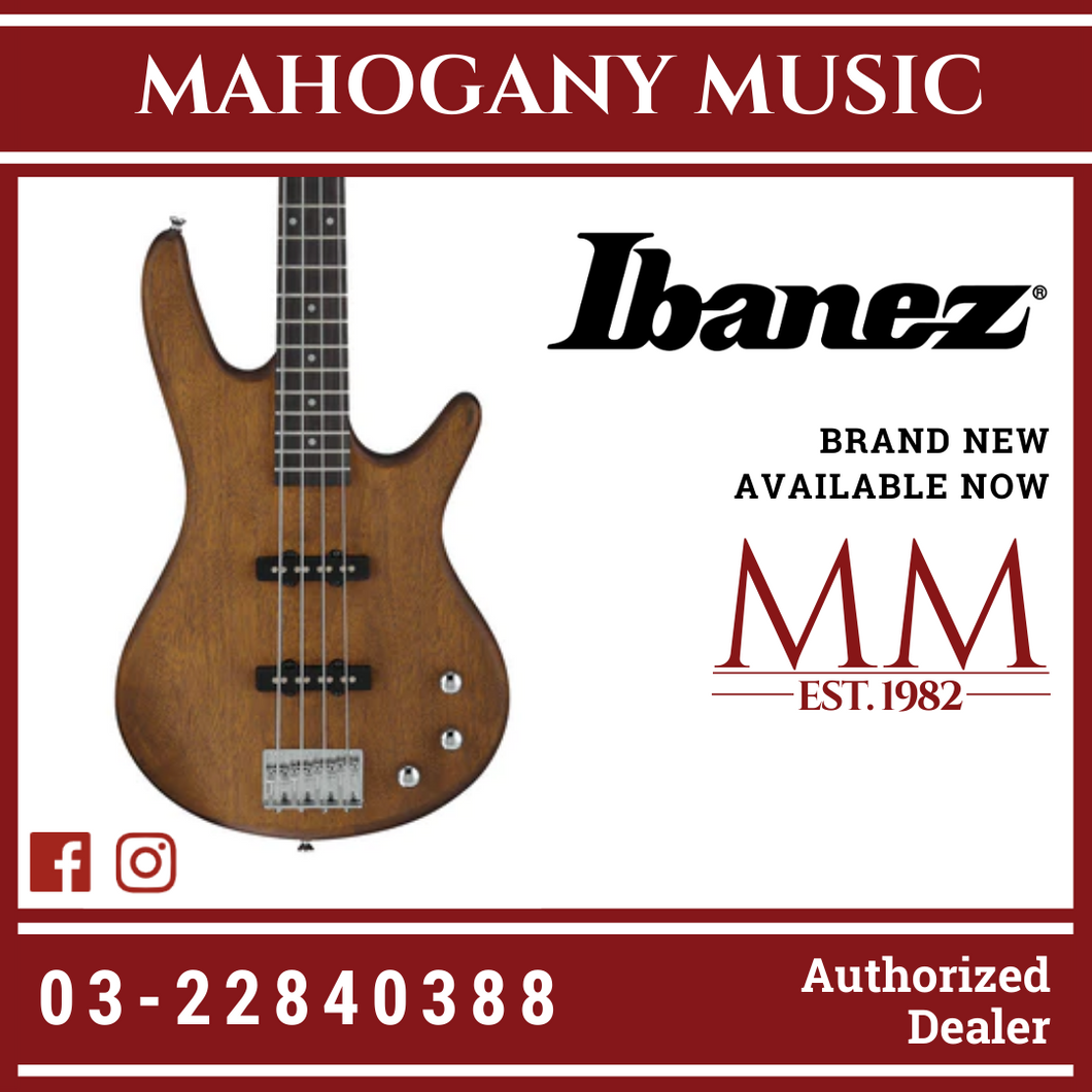Ibanez Gio GSR180 4-String Bass Guitar - Transparent Light Brown Flat