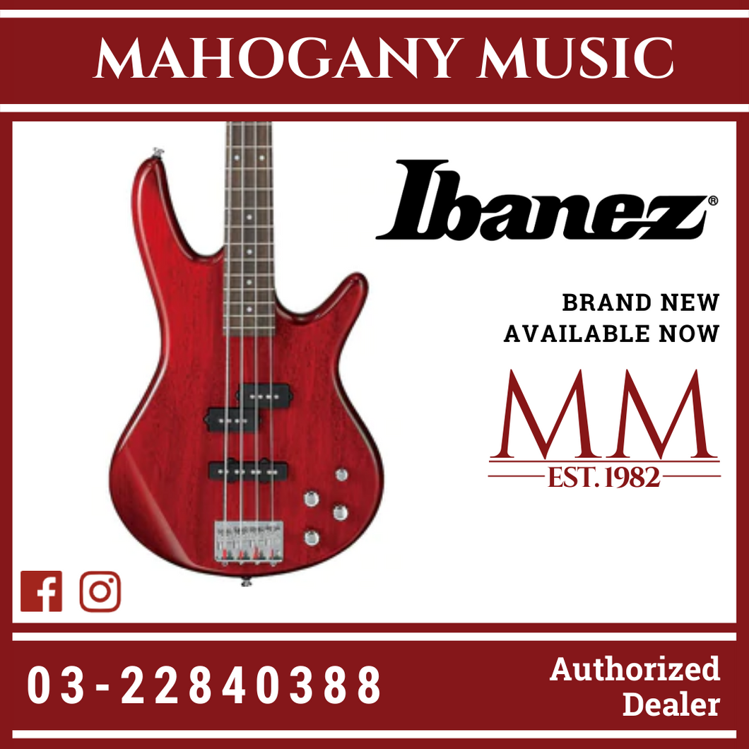 Ibanez Gio GSR200 - Transparent Red Bass Guitar