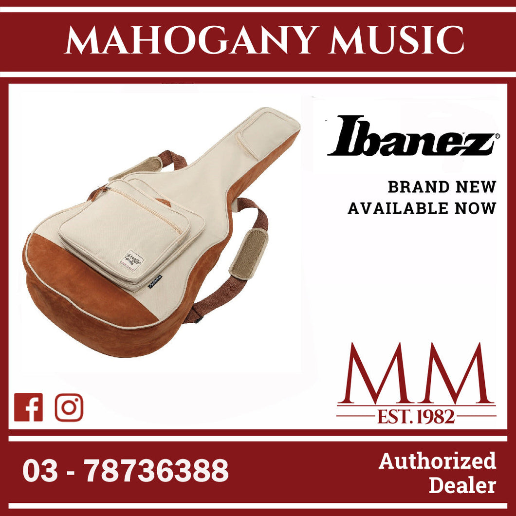 Ibanez IAB541-BE POWERPAD Designer Collection Gig Bag for Acoustic Guitar, Beige