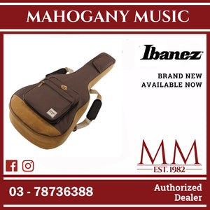 Ibanez IAB541-BR POWERPAD Designer Collection Gig Bag for Acoustic Guitar, Brown