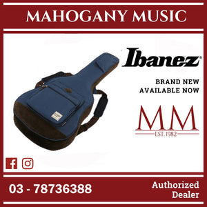 Ibanez IAB541-NB POWERPAD Designer Collection Gig Bag for Acoustic Guitar, Navy Blue