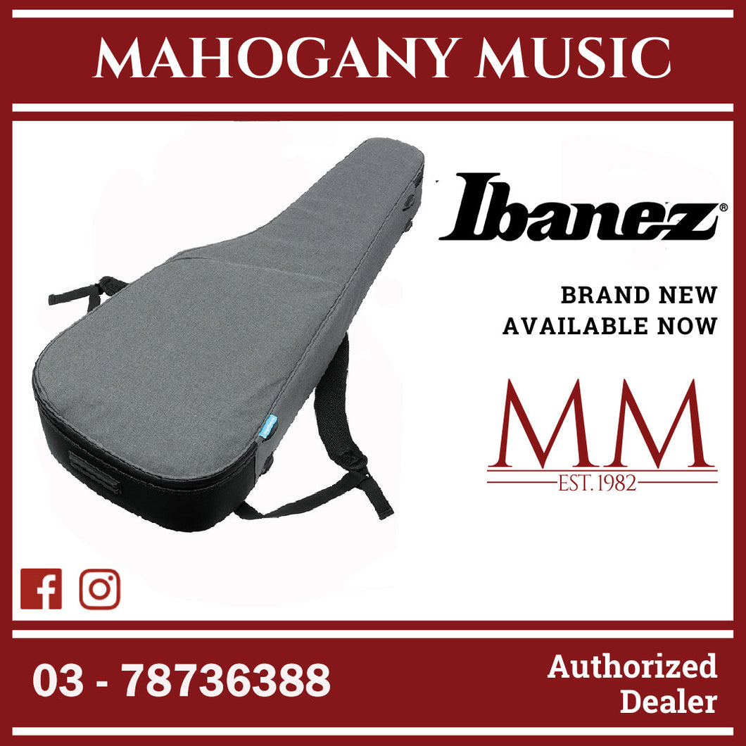 Ibanez IAB724-CGY POWERPAD ULTRA Gig Bag for Acoustic Guitar & Full Hollow Body, Charcoal Gray