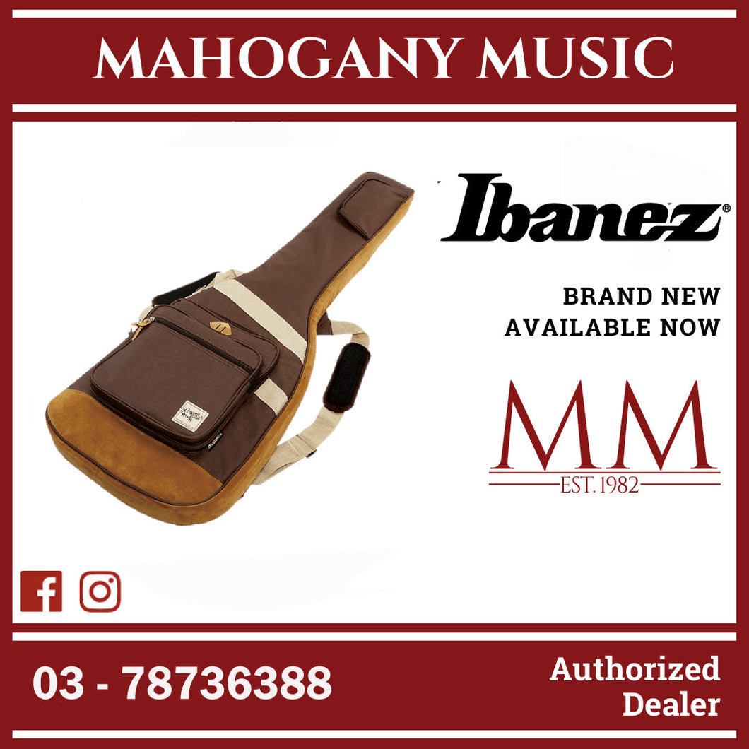 Ibanez IBB541-BR POWERPAD Designer Collection Gig Bag for Electric Bass, Brown