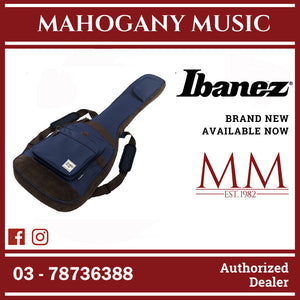 Ibanez IBB541-NB POWERPAD Designer Collection Gig Bag for Electric Bass, Navy Blue