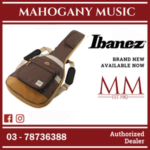 Ibanez IGB541-BR POWERPAD Designer Collection Gig Bag for Electric Guitar, Brown