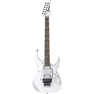 Ibanez JEMJR-WH Steve Vai Signature JEM Series Electric Guitar, White