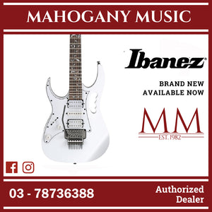 Ibanez JEMJRL-WH Steve Vai Signature JEM Series Left-handed Electric Guitar, White