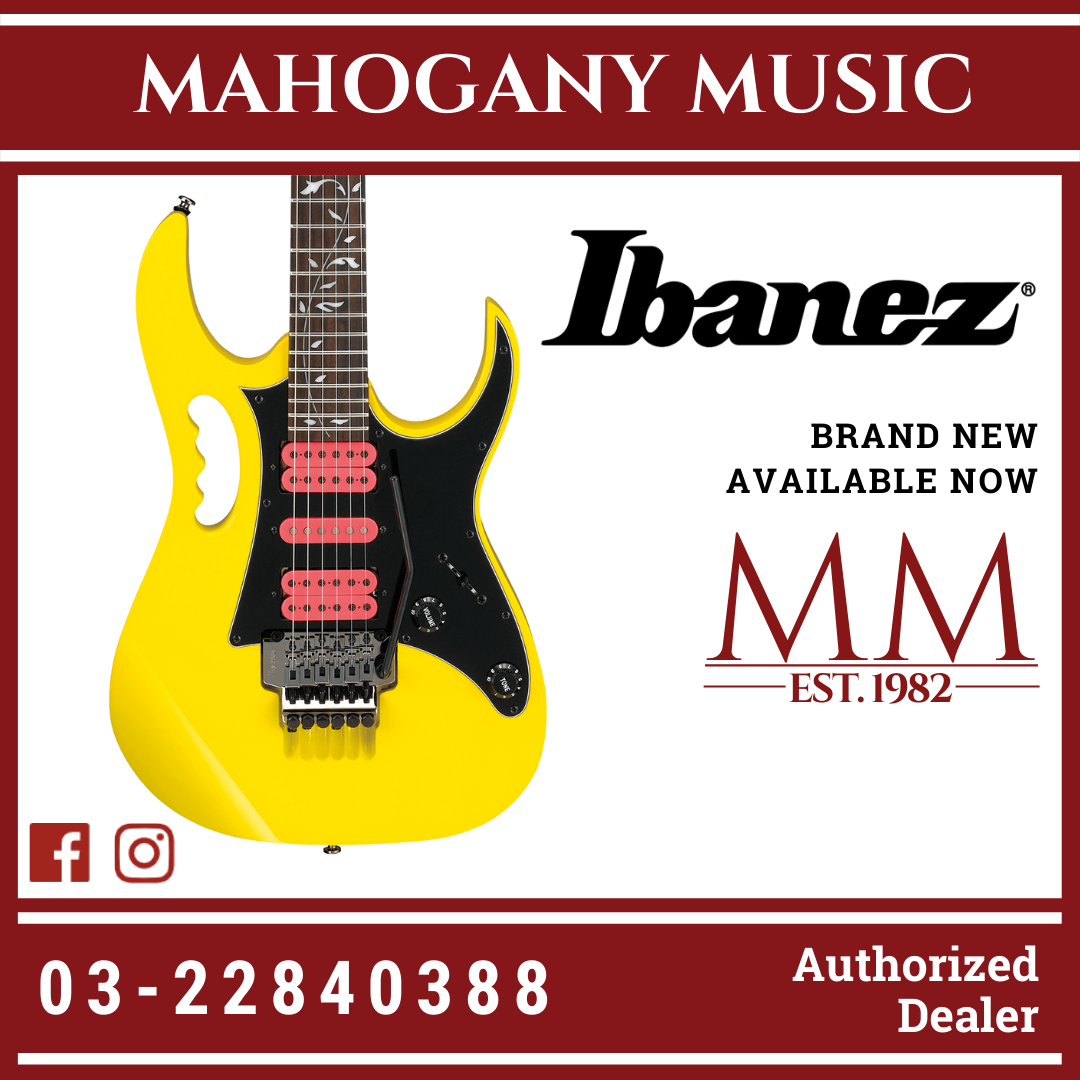 Ibanez JEMJRSP Steve Vai Signature Yellow Mahogany Music