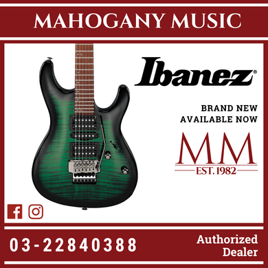 Ibanez Kiko Loureiro Signature KIKOSP3 Electric Guitar - Trans Emerald Burst