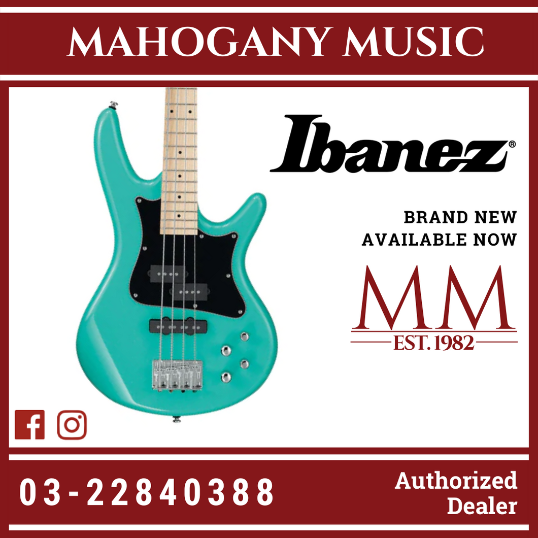 Ibanez Mezzo SRMD200K - Aqua Green Bass Guitar