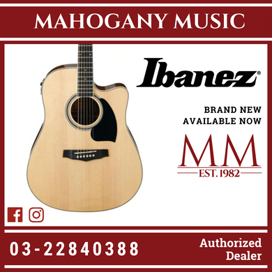 Ibanez PF15ECE - Natural High Gloss Acoustic Guitar
