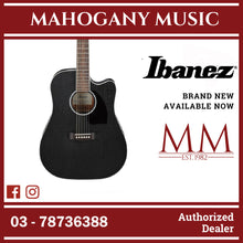 Ibanez PF16MWCE-WK Performance Series Acoustic Electric Guitar, Weathered Black Open Pore