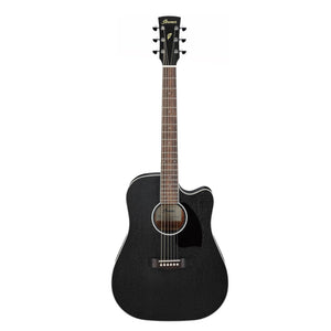 Ibanez PF16MWCE-WK Performance Series Acoustic Electric Guitar, Weathered Black Open Pore