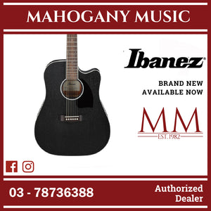 Ibanez PF16MWCE-WK Performance Series Acoustic Electric Guitar, Weathered Black Open Pore