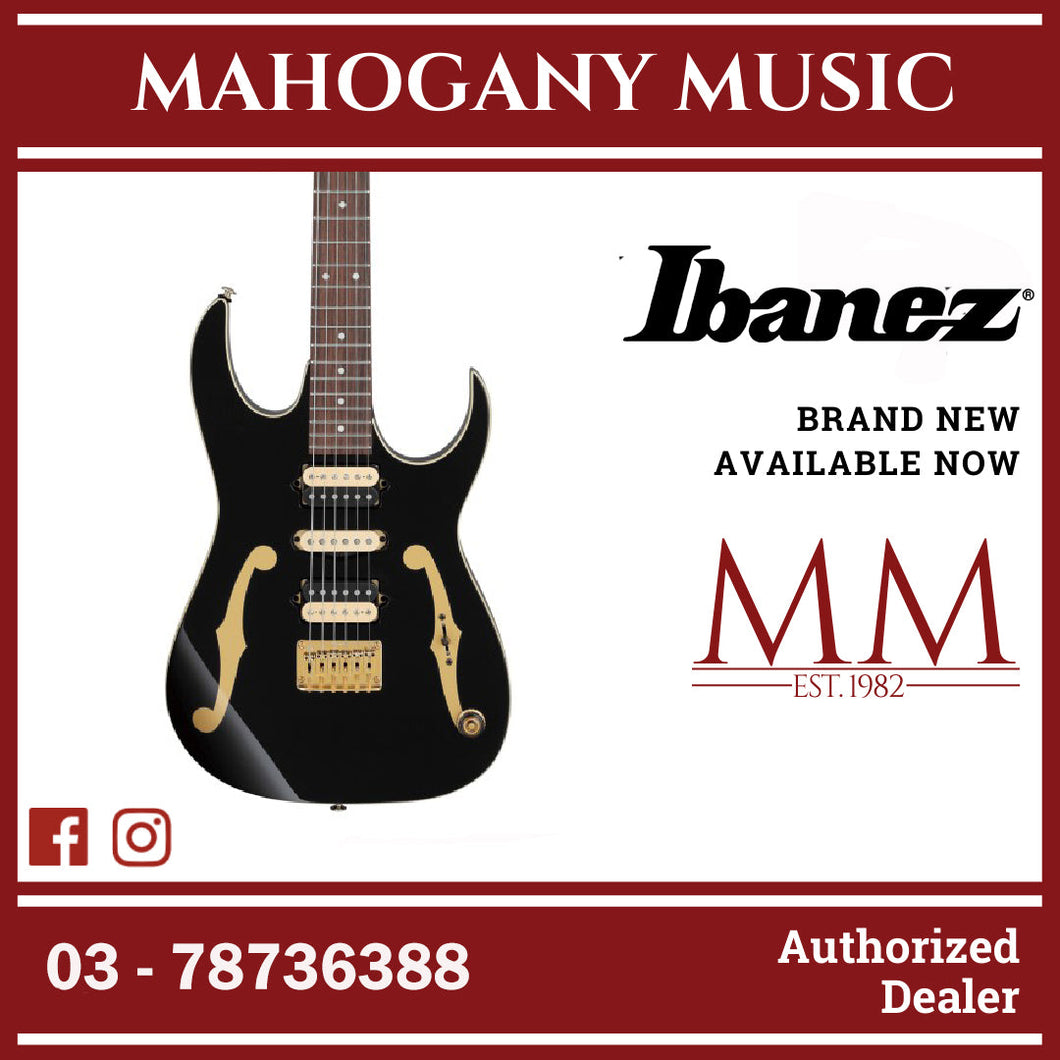 Ibanez PGM50-BK Paul Gilbert Signature PGM Series Electric Guitar, Black