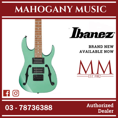 Ibanez PGMM21-MGN Paul Gilbert Signature PGM miKro Series Electric Guitar, Metallic Light Green