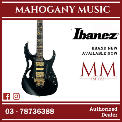 Ibanez PIA3761-XB Steve Vai Signature PIA Series Electric Guitar, Onyx Black