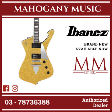 Ibanez PS60-GSL Paul Stanley Signature Electric Guitar, Gold Sparkle