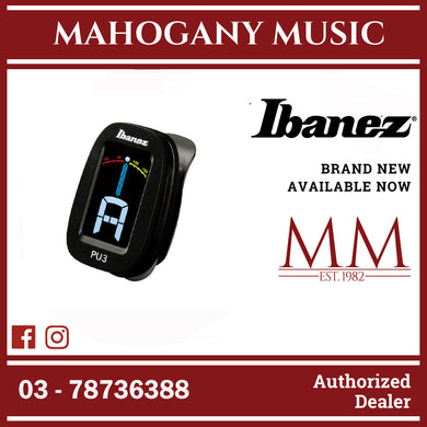 Ibanez PU3-BK Chromatic Tuner, Black